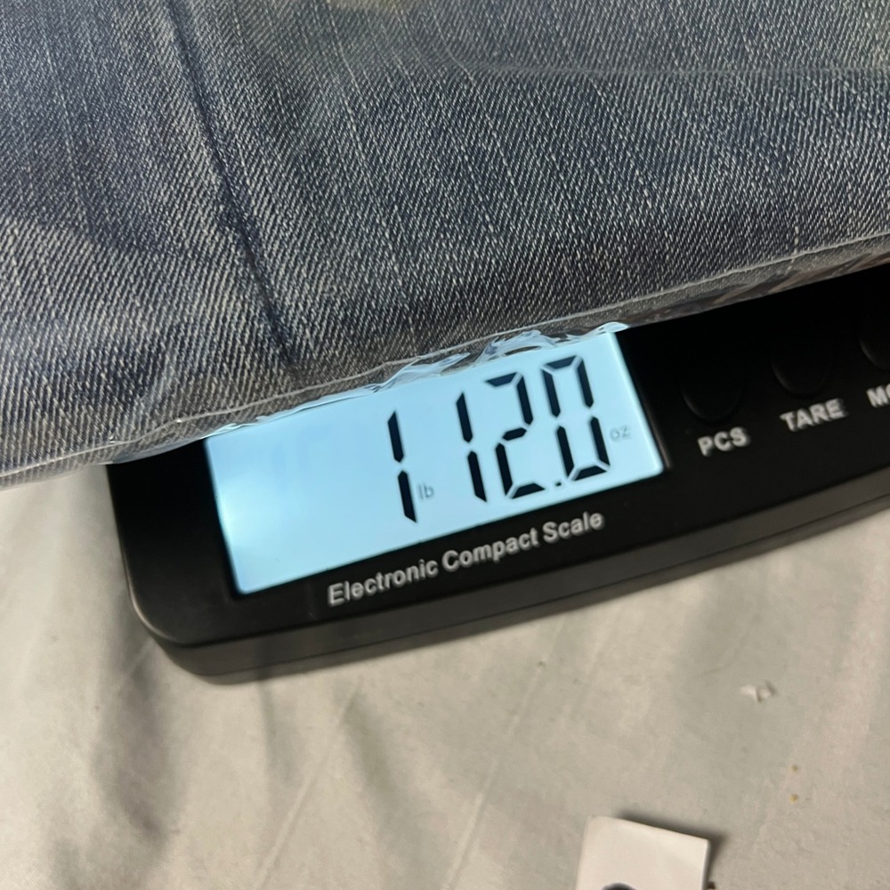 Seven7 Boot Fit Y2K Jeans Light White Wash Preppy Classic Western 38x33 Measured - Picture 11 of 11